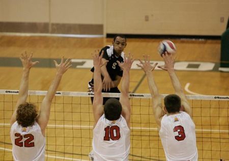 Men's Volleyball Falls To Nationally 12th-Ranked Men's Volleyball 3-0