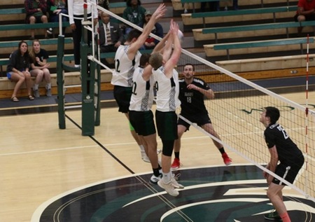 Trojans March Past Crusaders In Three Set Win