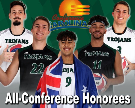Five Trojans Earn All-Conference Honors